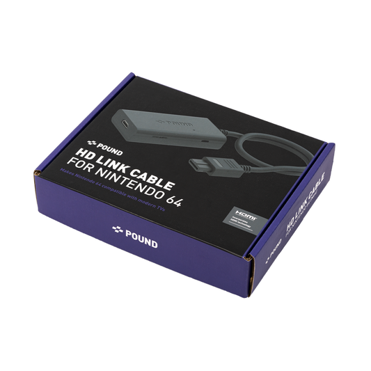 Pound HD Link Cable for N64 Nintendo 64をHDMIで蘇らせる高画質変換ケーブル