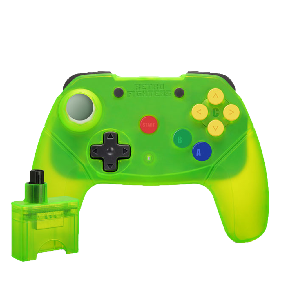 RETRO FIGHTERS / BRAWLER 64 Wireless Extreme Green ブロウラー64
