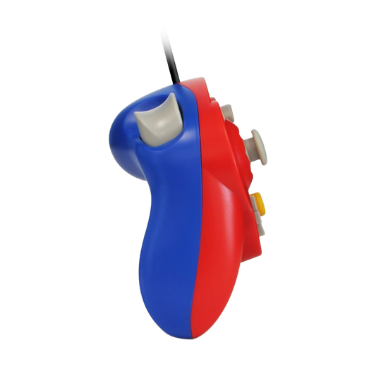 CirKa 有線コントローラー レッド/ブルー|GameCube/Wii用 振動機能搭載 デュアルアナログスティック【どれでも2個まとめ買いで送料無料対象商品】