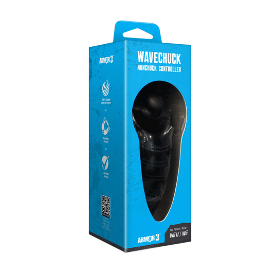 Armor3 'WaveChuck' ヌンチャク・コントローラ | Wii U®/Wii®対応 | アナログスティック搭載 | 約1mケーブル |