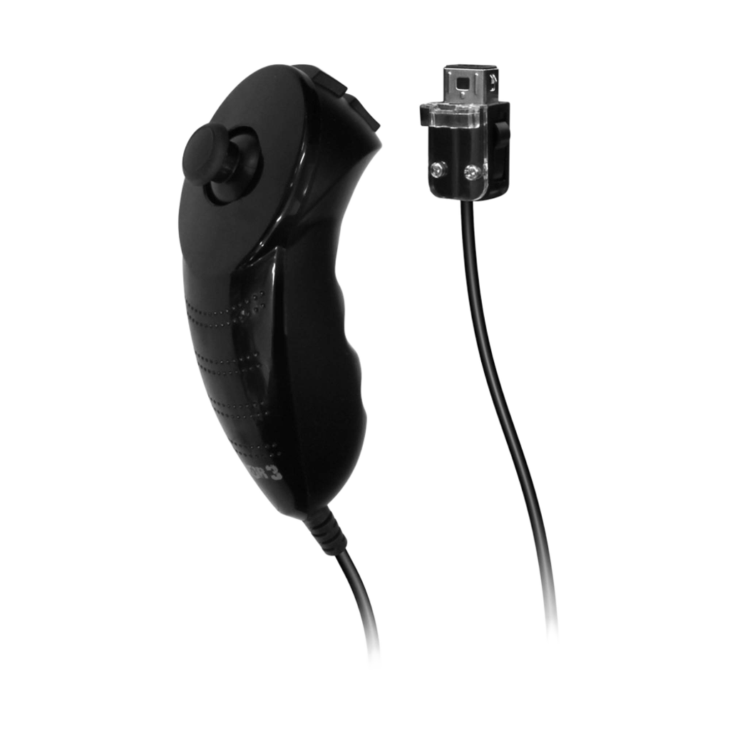 Armor3 'WaveChuck' ヌンチャク・コントローラ | Wii U®/Wii®対応 | アナログスティック搭載 | 約1mケーブル |