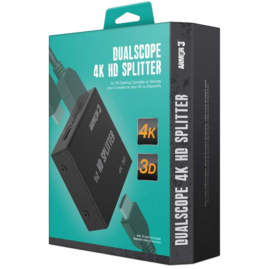 Hyperkin Armor3™ DualScope 4K HDスプリッター – 高画質HDMI分配器