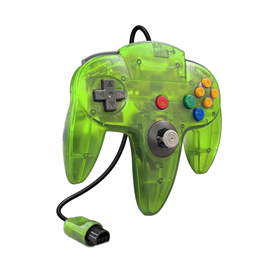 Tomee N64®専用有線コントローラ【Cyanine/Jungle】