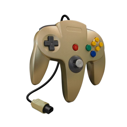 Tomee N64®専用有線コントローラ【Gold】