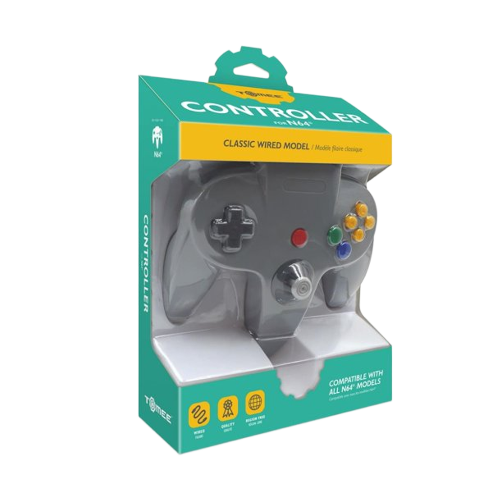 Tomee N64®専用有線コントローラ【Gray】