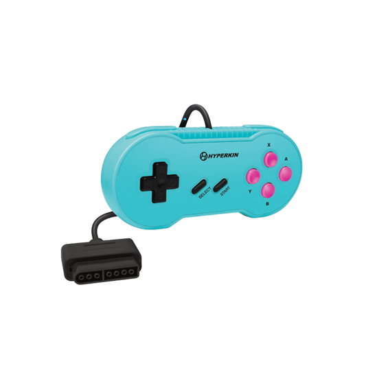HYPERKIN "SCOUT" SFC®/SNES®専用有線コントローラー Hyper Beachカラー【全3色】