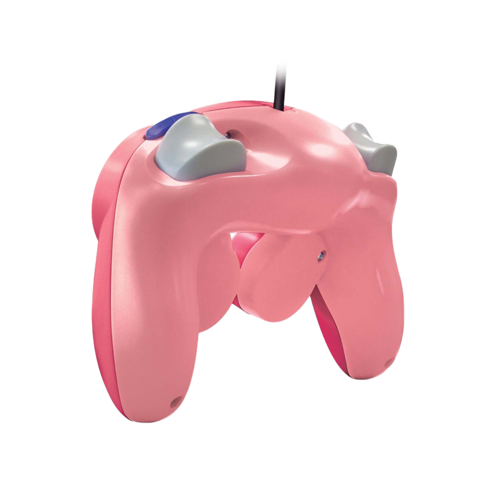 CirKa 有線コントローラー ピンク|GameCube/Wii用 振動機能搭載 デュアルアナログスティック【どれでも2個まとめ買いで送料無料対象商品】