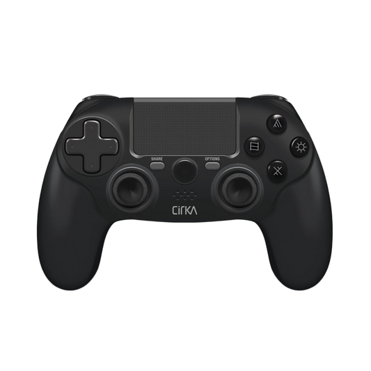 Cirka ワイヤレスコントローラー - PS4/PS3(有線)/PC/Mac対応 | 6軸ジャイロ・ライトバー・振動フィードバック搭載 | PS5(PS4ゲーム用)対応 | Micro-USBケーブル付属