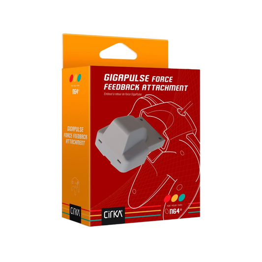 Hyperkin GigaPulse™ フォースフィードバックアタッチメント for Nintendo 64™ (N64) - Cirkaコントローラー対応 レトロゲーム用振動パック アクション&レースゲームに最適