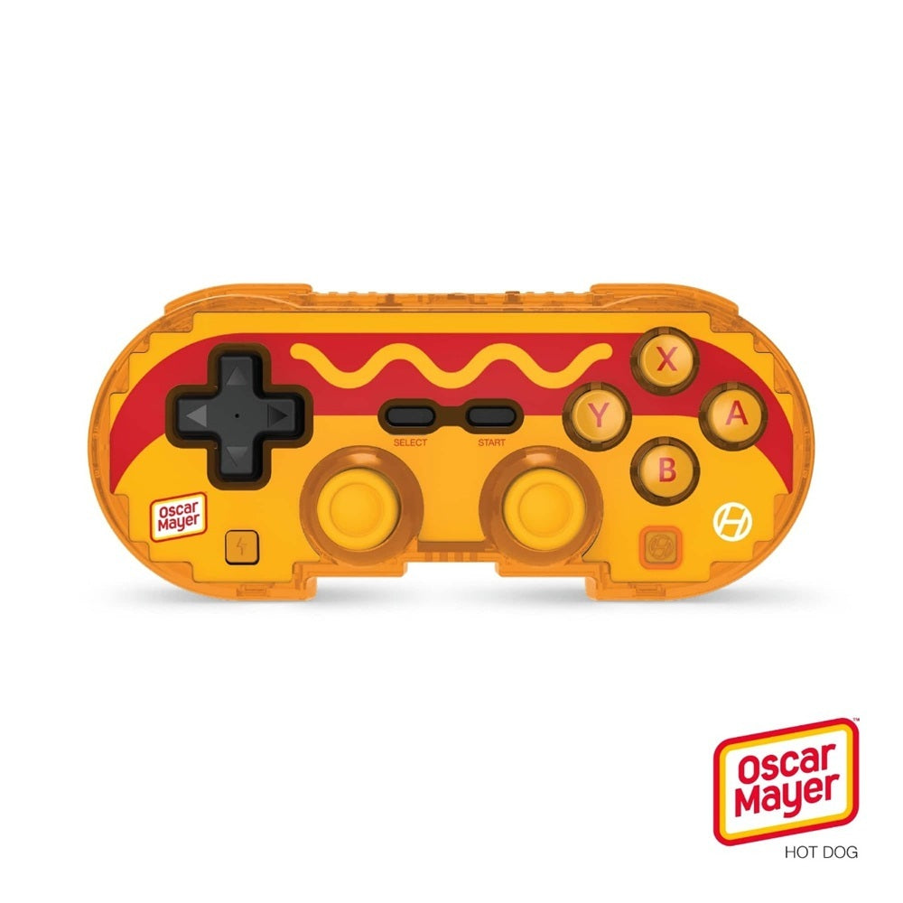 Hyperkin 限定版 ピクセルアート Bluetooth ワイヤレスゲームコントローラー|公式オスカーマイヤー(ホットドッグ)エディション