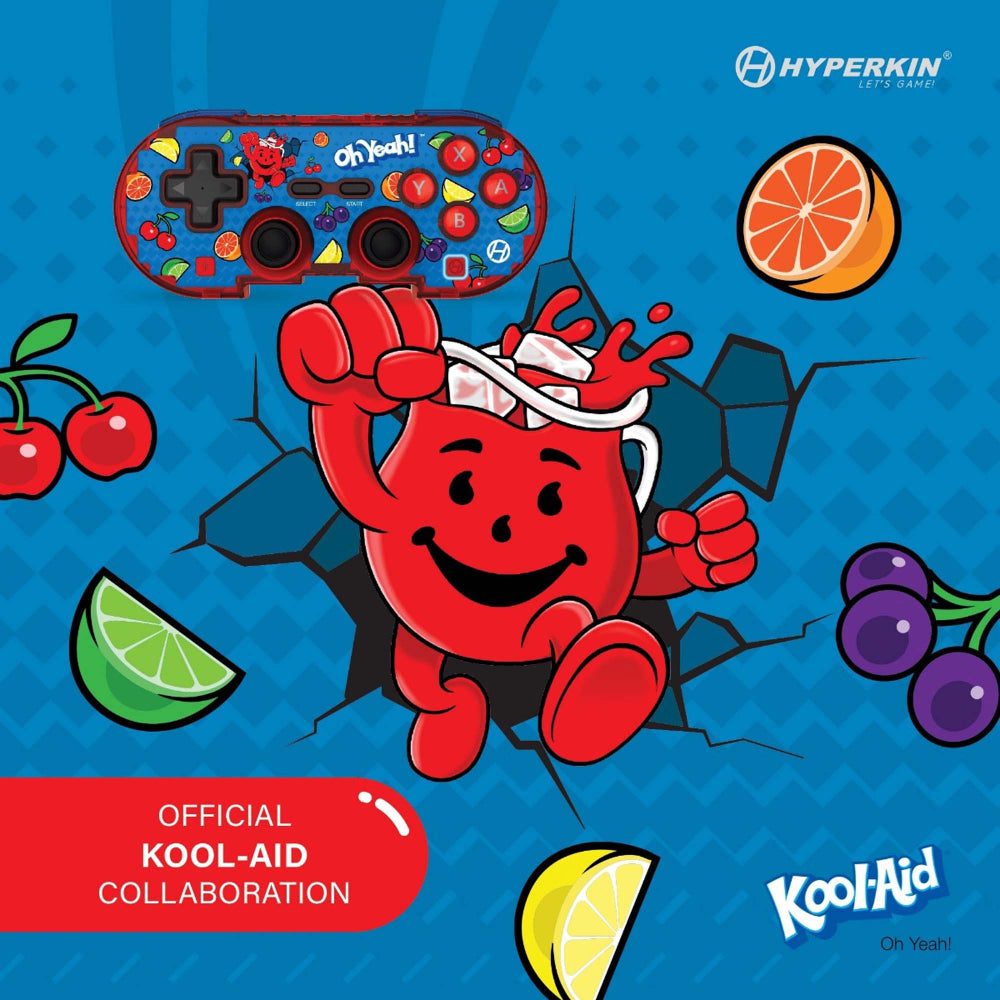 Hyperkin 限定版 ピクセルアート Bluetooth ワイヤレスゲームコントローラー|公式クールエイド(オー・イェー)エディション