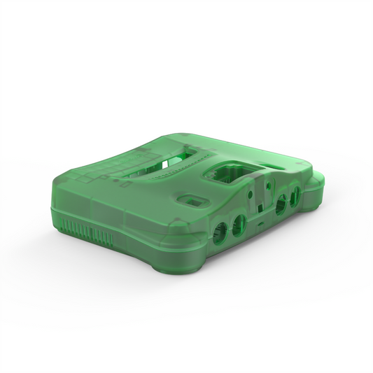 Hyperkin RepairBox カスタムカラー外装シェル グリーン|N64™本体用交換ケースキット|レトロゲーム機の修理・カスタマイズに最適|ネジ・イジェクトパーツ付きフルセット【全3色】