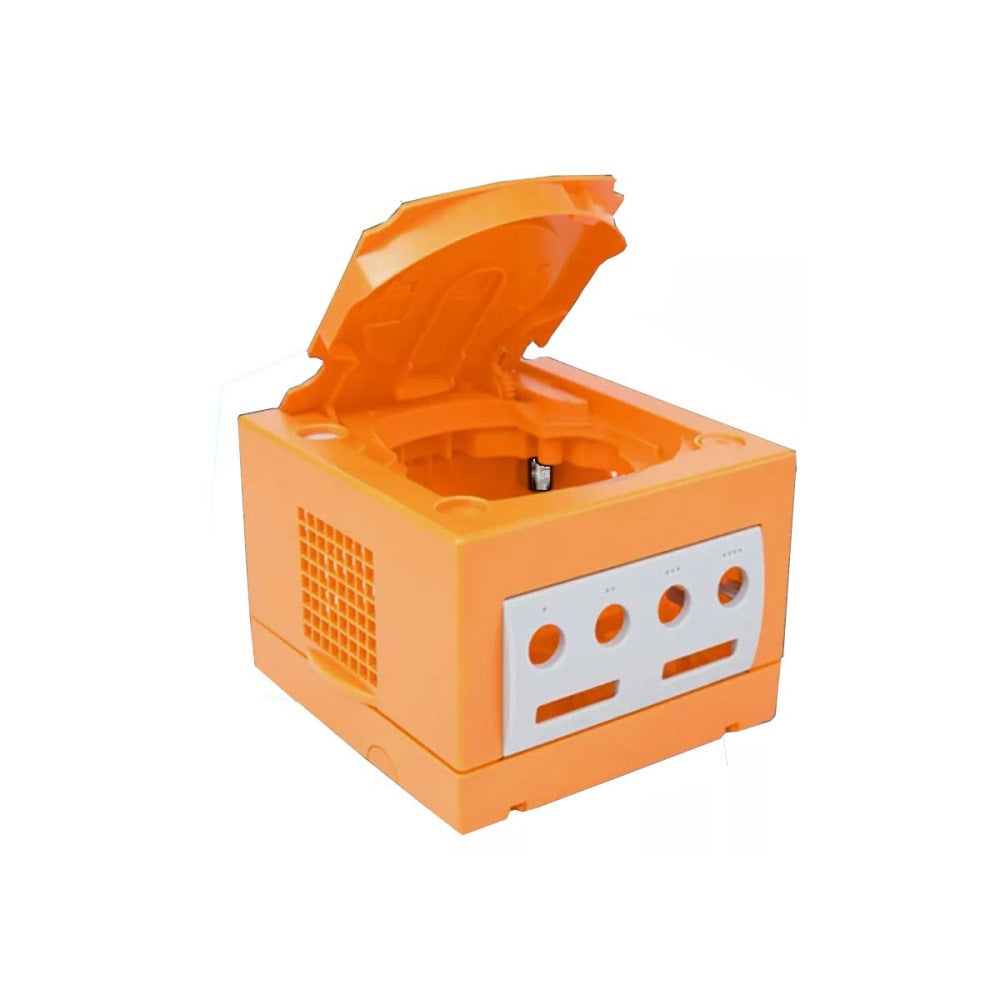 Hyperkin RepairBox カスタムカラーシェル オレンジ for GameCube™|交換用 外装ケース|レトロゲーム機 本体カスタマイズ・修理用|ネジ・パーツ付きフルセット【全3色】