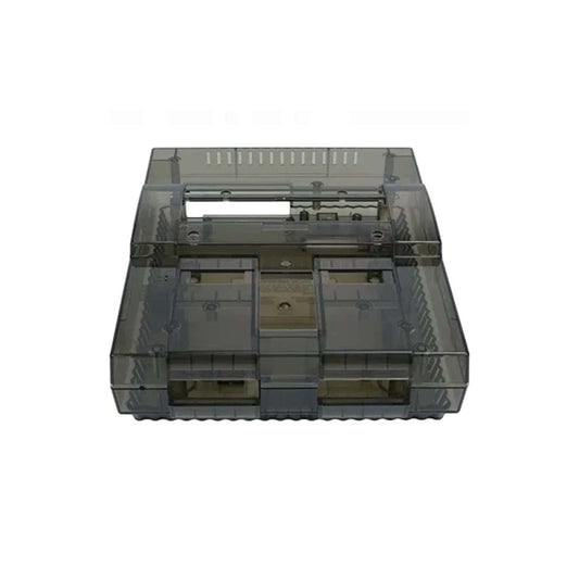 Hyperkin RepairBox カスタムカラーシェル for Super NES スモークグレイ|交換用 外装ケース|レトロゲーム機 本体カスタマイズ・修理用|ネジ・パーツ付きフルセット