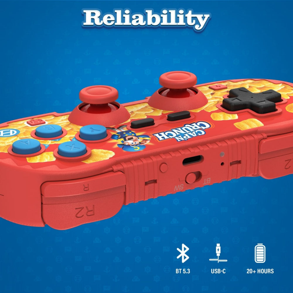 Hyperkin製 限定版 Cap'n Crunch公式ライセンス取得 ピクセルアート ワイヤレス Bluetooth コントローラー