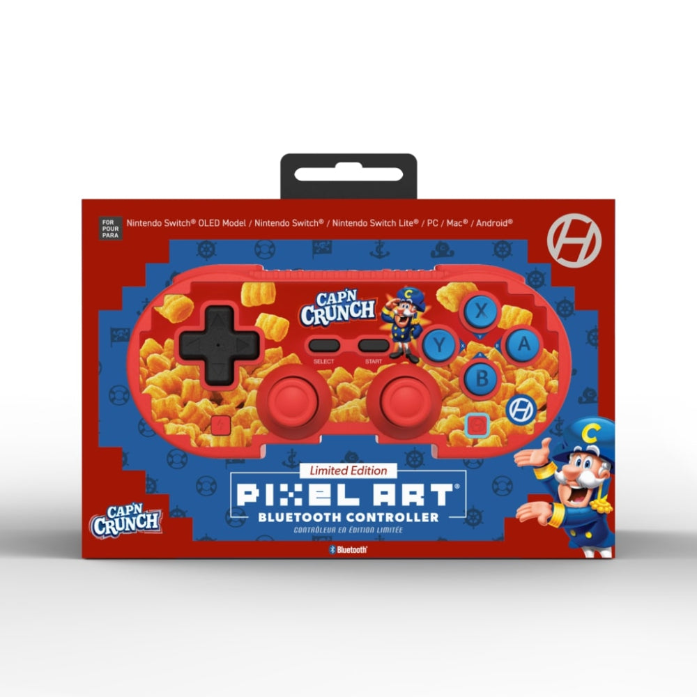 Hyperkin製 限定版 Cap'n Crunch公式ライセンス取得 ピクセルアート ワイヤレス Bluetooth コントローラー