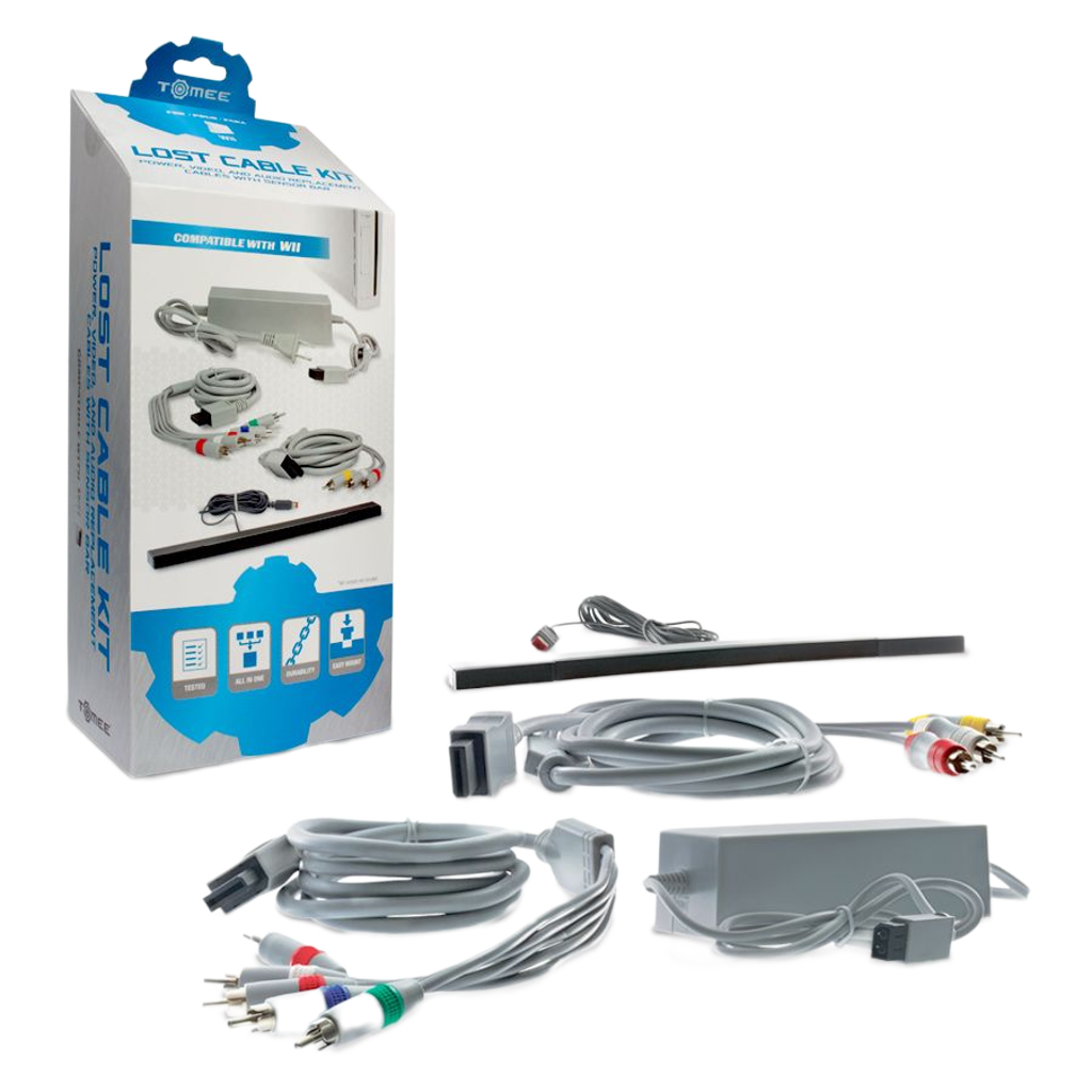 Tomee Wii™ ロストケーブルキット – 失くしたWii™のケーブルを一括補充