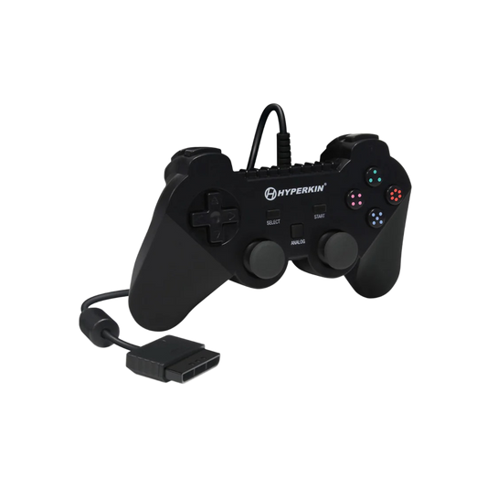 HYPERKIN Brave Warrior PS2専用有線コントローラ Black
