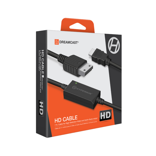 HYPERKIN HDケーブル for Dreamcast® 【HDTV対応】セガドリームキャスト専用 高画質480p対応 HDMI変換ケーブル|クリアな映像と音質|全モデル互換 レトロゲーム