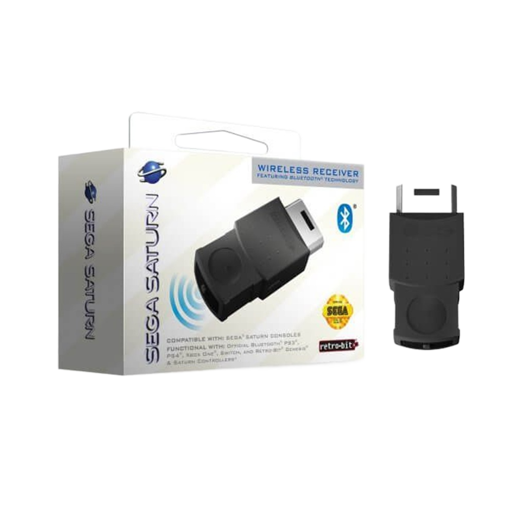 Retro-Bit Bluetooth ワイヤレスレシーバー for SEGA Saturn®|8BitDo・Official Bluetoothコントローラー対応|セガサターン本体で無線操作が可能に