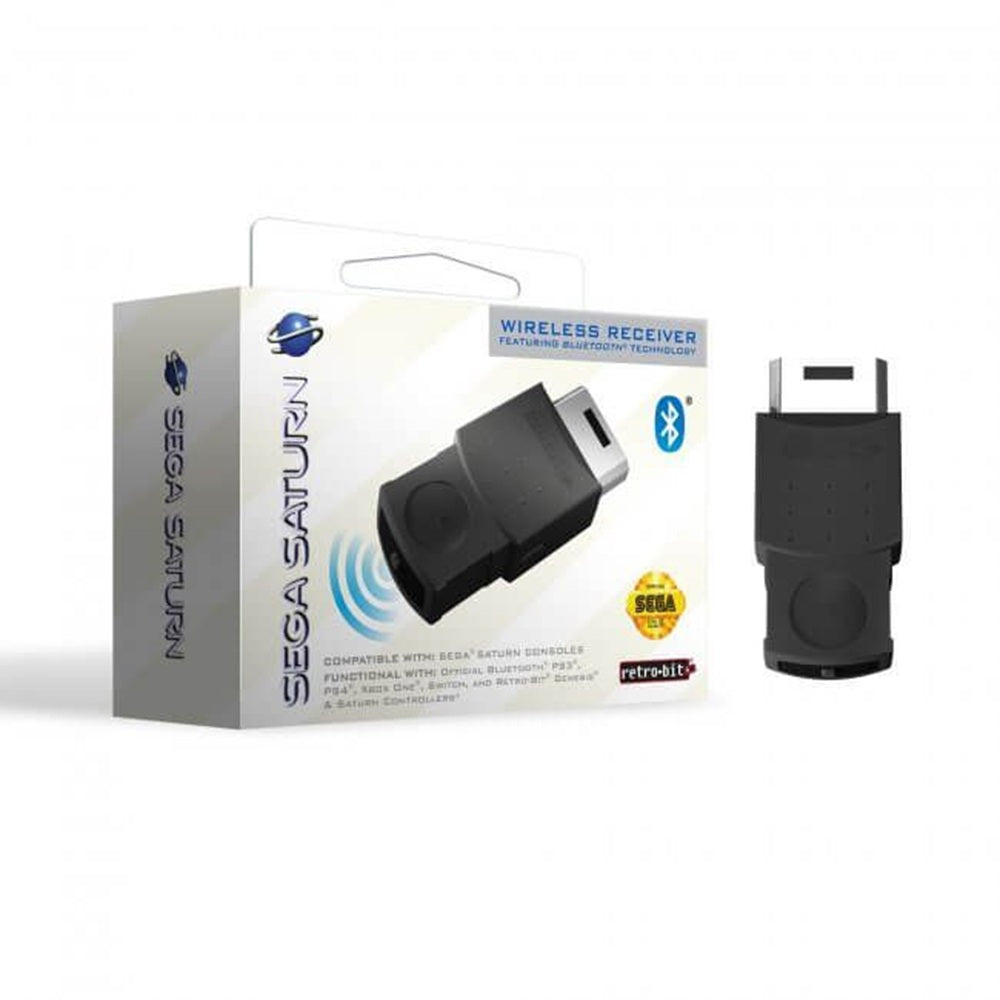 Retro-Bit Bluetooth ワイヤレスレシーバー for SEGA Saturn®|8BitDo・Official Bluetoothコントローラー対応|セガサターン本体で無線操作が可能に