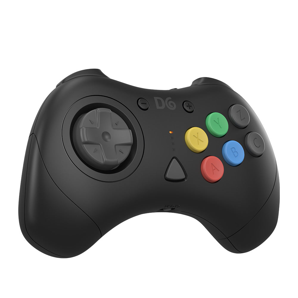 【発売中!】D6 Wireless Controller for Dreamcast™【ブラック】– 究極の6ボタンワイヤレスコントローラー!次世代ワイヤレス技術 × クラシックな操作性!レトロゲーマー必見の必携アイテム!