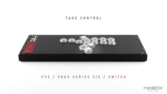 HitBox Ultra コントローラ 高精度入力対応 格闘ゲーム専用 コントローラ | PlayStation 5 / Xbox Series X/S / Switch2 / PC/Steam 対応 | プロゲーマー推奨 デザイン | ヒットボックス公式製品【送料無料】【国内出荷】