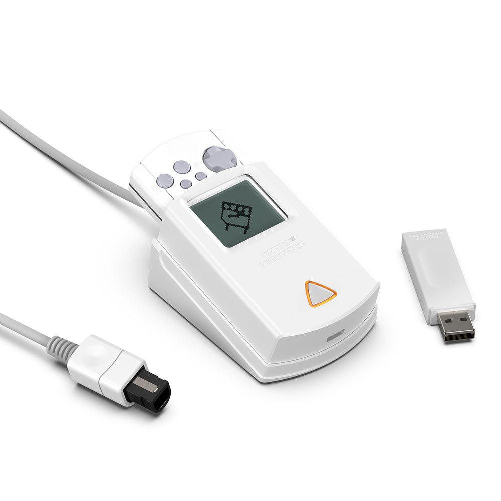 【在庫あり/発売中!】D6 Wireless Controller for Dreamcast™【ホワイト】– 究極の6ボタンワイヤレスコントローラー!次世代ワイヤレス技術 × クラシックな操作性!レトロゲーマー必見の必携アイテム!