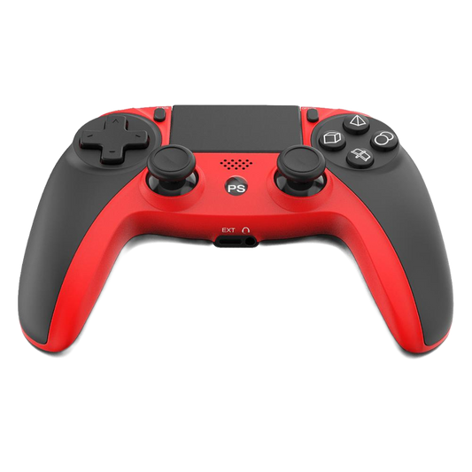 【SALE】PS4専用 ワイヤレス ゲームコントローラ レッド/ Wireless Game Controller For PS4 RED サードパーティー社製