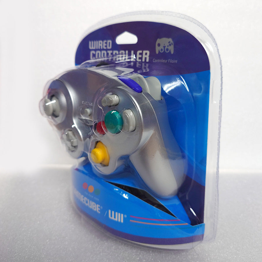 CirKa ゲームキューブ用有線コントローラー (シルバー)