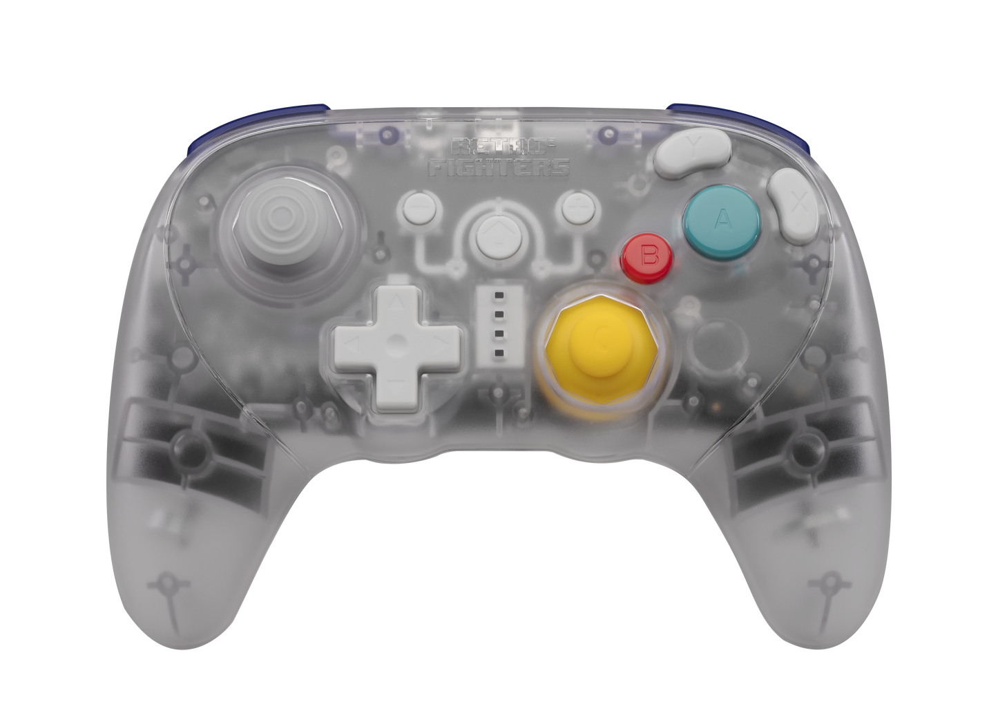 RETRO FIGHTERS BattlerGC Pro ワイヤレスコントローラー|Nintendo GameCube®・Switch®・Wii®・PC対応|デュアルワイヤレス(2.4GHz & Bluetooth)|ホールエフェクトスティック & Kailh®スイッチ搭載|限定版クリスタルカラー