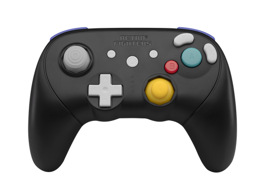 RETRO FIGHTERS BattlerGC Pro ワイヤレスコントローラー|Nintendo GameCube®・Switch®・Wii®・PC対応|デュアルワイヤレス(2.4GHz & Bluetooth)|ホールエフェクトスティック & Kailh®スイッチ搭載|ブラック