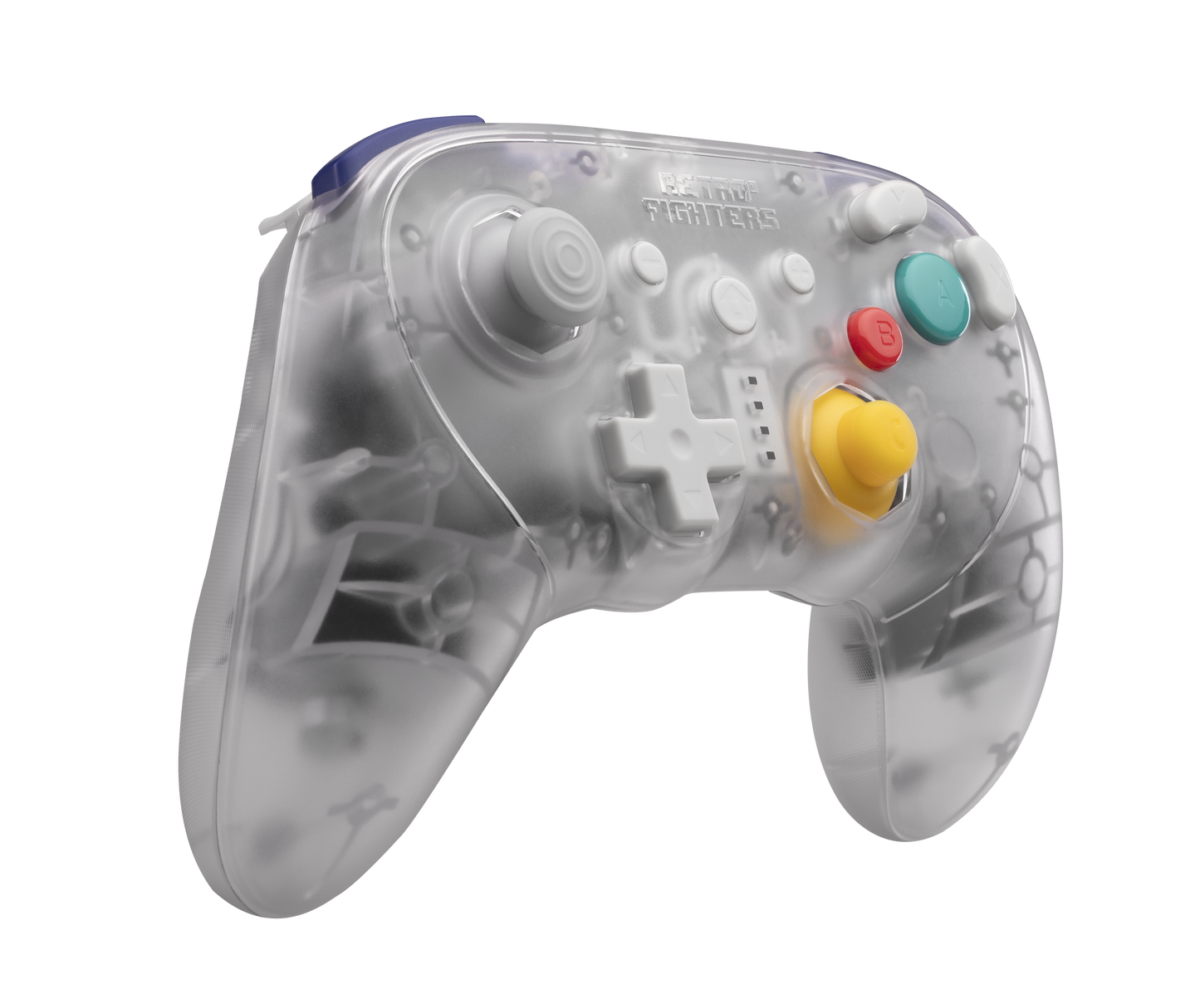 RETRO FIGHTERS BattlerGC Pro ワイヤレスコントローラー|Nintendo GameCube®・Switch®・Wii®・PC対応|デュアルワイヤレス(2.4GHz & Bluetooth)|ホールエフェクトスティック & Kailh®スイッチ搭載|限定版クリスタルカラー