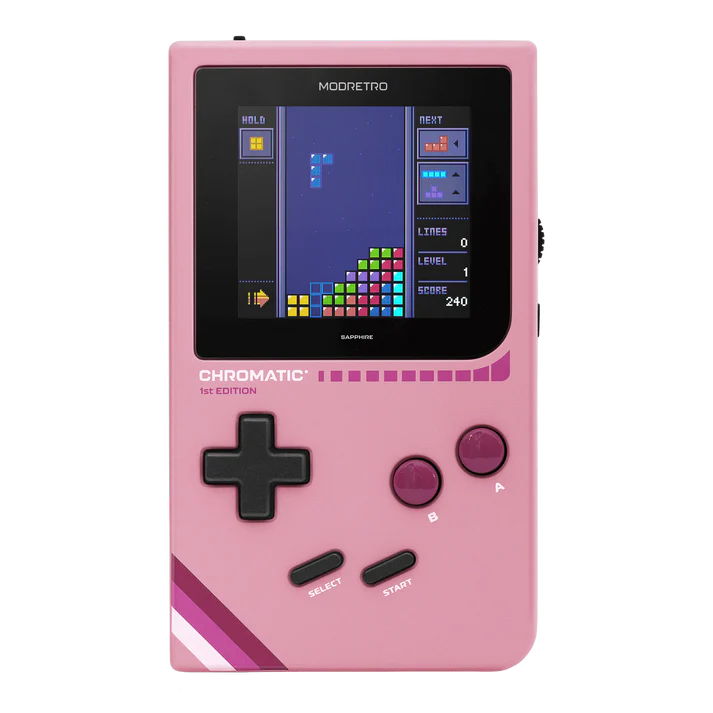 【在庫あり/発売中!】ModRetro Chromatic ピンク TETRISバンドルバージョン【限定モデル】+ Koss Porta Pro ピンク【5%OFF】