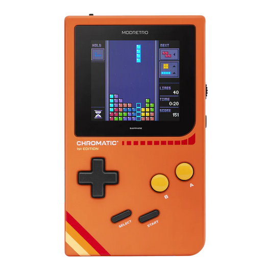 ModRetro Chromatic オレンジ TETRISバンドルバージョン【限定モデル】【2個以上まとめ買い送料無料対象商品】