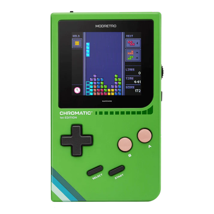 【在庫あり/発売中!】ModRetro Chromatic グリーン TETRISバンドルバージョン【限定モデル】+ Koss Porta Pro グリーン【5%OFF】