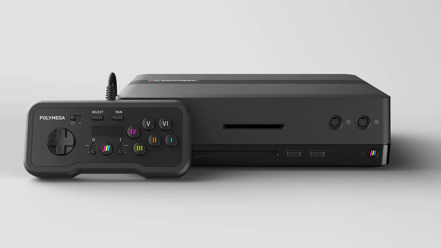 Polymega EM04 モジュール + 専用有線コントローラ セット / Module Set EM04 TurboGrafx 16 Universal Black PM-EM04-01 PCエンジン・TurboGrafx 16 専用互換機【別途本体が必要です】