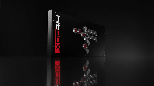 Hit Box PC Hit Box|PC専用 元祖レバーレスアーケードコントローラー 全ボタン式 C.O.M.B.O.サイレントボタン搭載 0.3mm高速反応 4種SOCDモード 27mmスリム設計 FGCアダプター対応【予約品】【7月1日出荷予定】