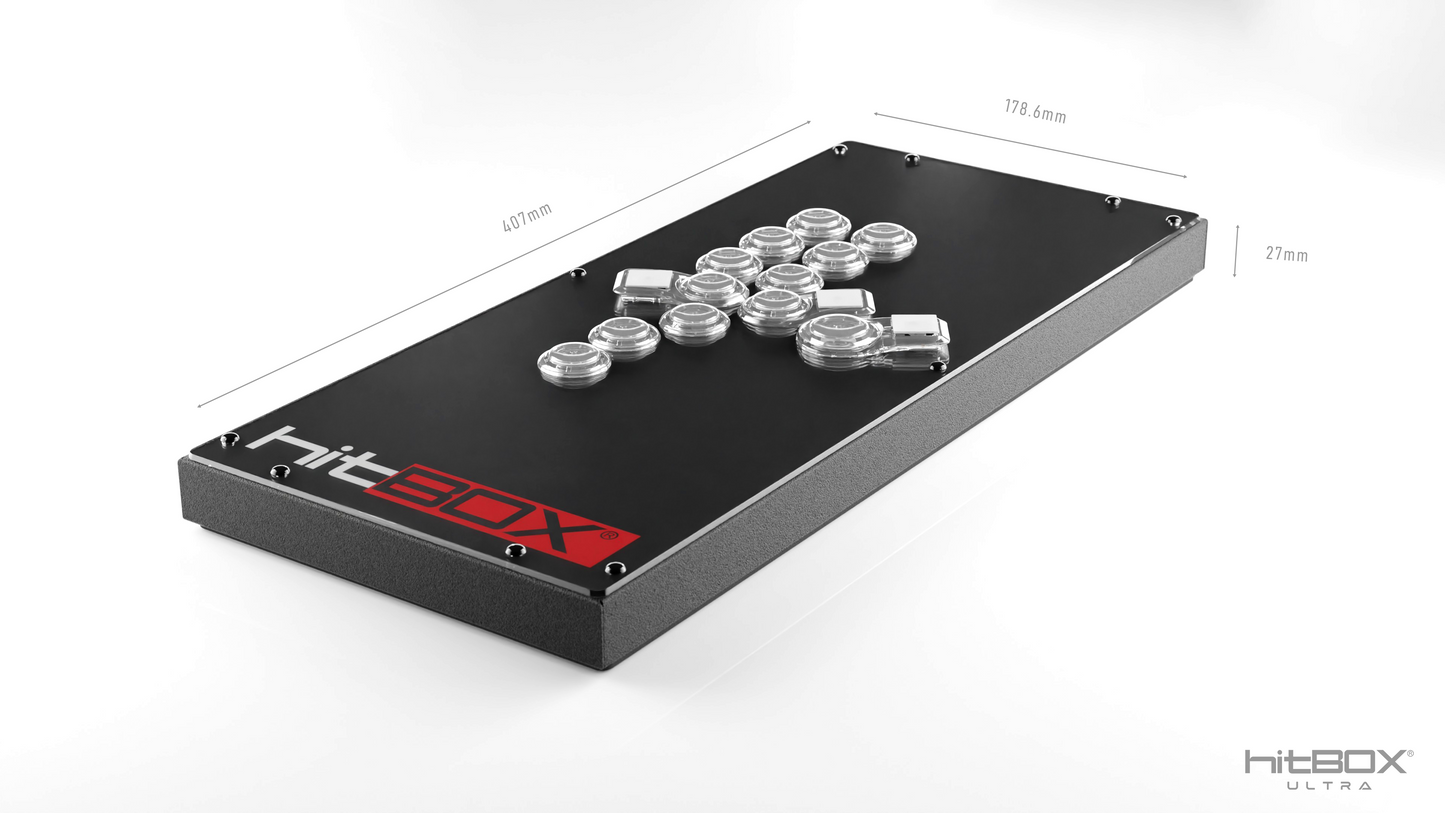 HitBox Ultra コントローラ 高精度入力対応 格闘ゲーム専用 コントローラ | PlayStation 5 / Xbox Series X/S / Switch2 / PC/Steam 対応 | プロゲーマー推奨 デザイン | ヒットボックス公式製品【送料無料】【国内出荷】