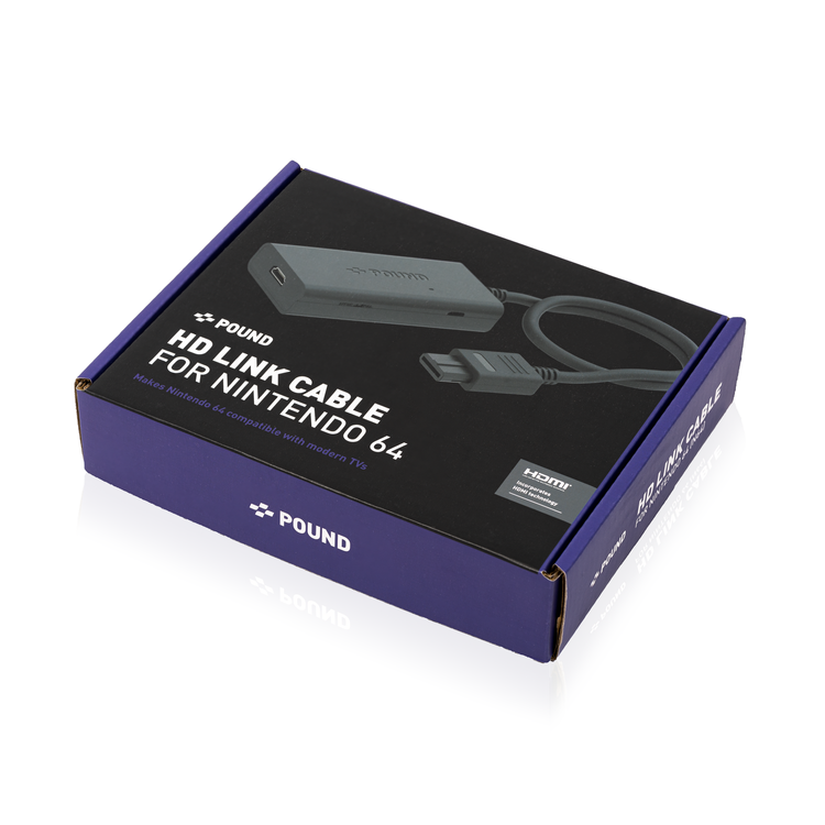 Pound HD Link Cable for N64 Nintendo 64をHDMIで蘇らせる高画質変換ケーブル