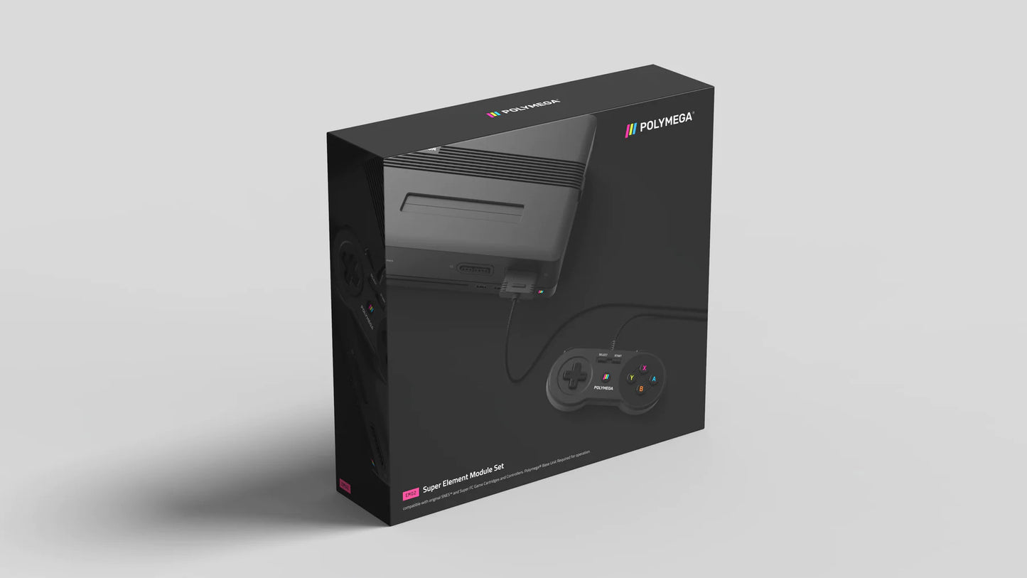 【Remixにも対応】Polymega EM02 モジュール + 専用有線コントローラ セット / Module Set EM02 Super Nintendo Universal Black PM-EM02-01 SNES/SFC専用互換機【別途本体が必要です】