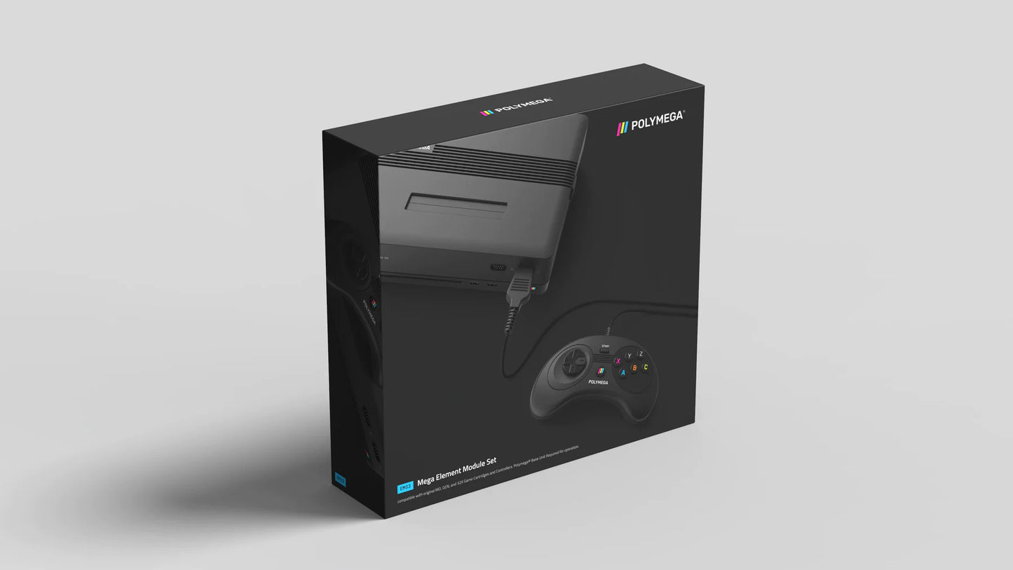 Polymega EM03 モジュール + 専用有線コントローラ セット / Module Set EM03 Genesis 32X Universal Black PM-EM03-01 メガドライブ・Genesis 32X専用互換機【別途本体が必要です】
