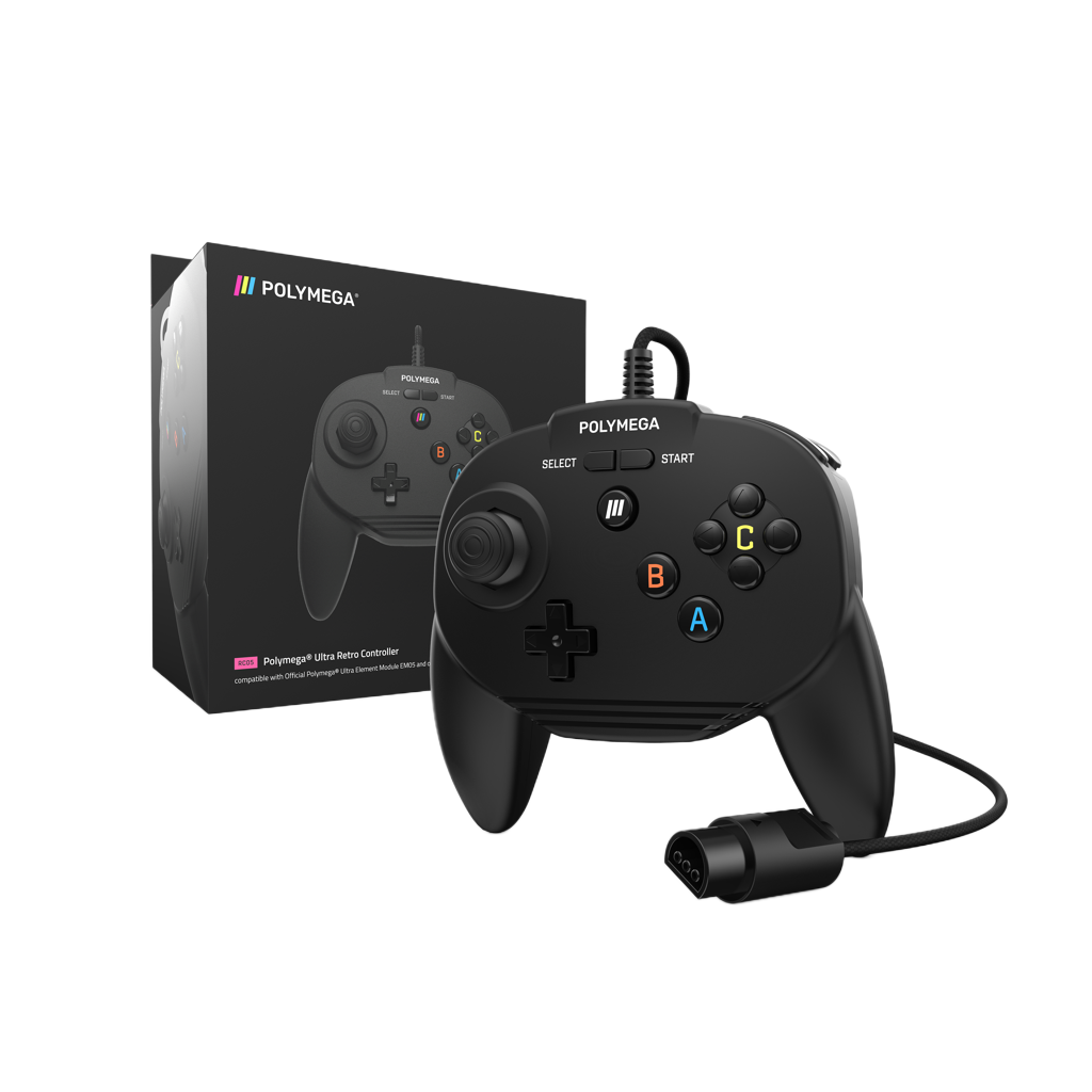Polymega RC05 ニンテンドー64互換 有線コントローラー ランブル