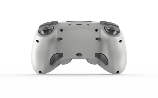 RETRO FIGHTERS Mantis Mini ワイヤレス Bluetooth  コントローラー【グレー】PS4 & PC対応 |  ホール効果センサー搭載 | 背面ボタンプログラム | 可変トリガーストップ | ジャイロ機能搭載 | コンパクトサイズ