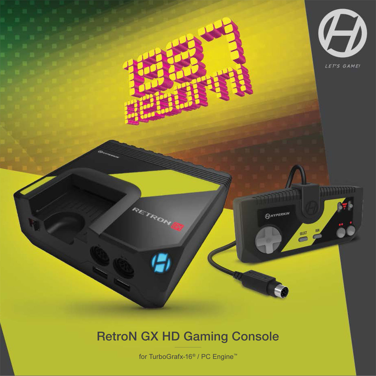 RetroN GX|PCエンジン&TurboGrafx-16対応 HDゲーム互換機|720pアップスケール&クイックセーブ機能【日本語パッケージ】【送料無料】