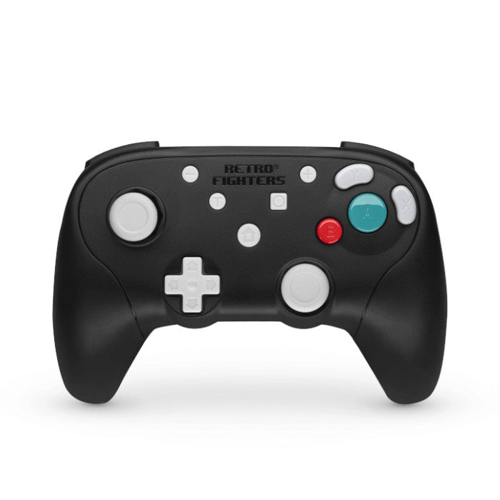 RETRO FIGHTERS BattlerGC ワイヤレスコントローラー ブラック | ゲームキューブ&Switch対応 | 振動機能・感圧式トリガー・USBレシーバー付き | PC対応