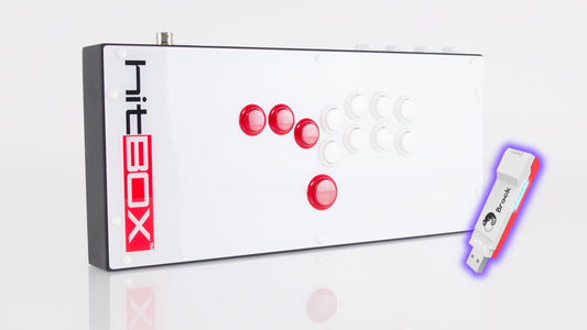 hitBOX PS4 & PC & Switch® 対応 レバーレス ゲームコントローラ【新品】【PS5対応アダプターを無料でプレゼント!】【送料無料!】