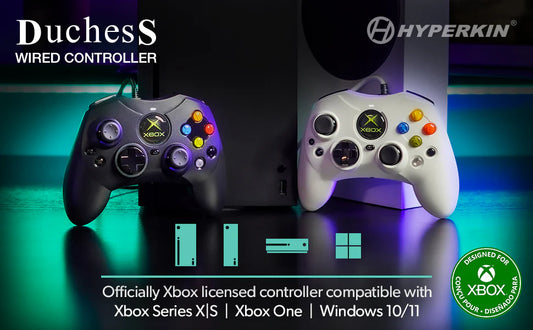 HYPERKIN Duchess 有線コントローラ | ブラック | Xbox Series X|S, Xbox One, PC対応 | ホール効果スティック搭載 | エルゴノミックデザイン【送料無料対象商品】