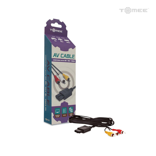 Tomee GameCube® / N64® / Super NES® AVケーブル – 懐かしの名作を高品質な映像で再び!