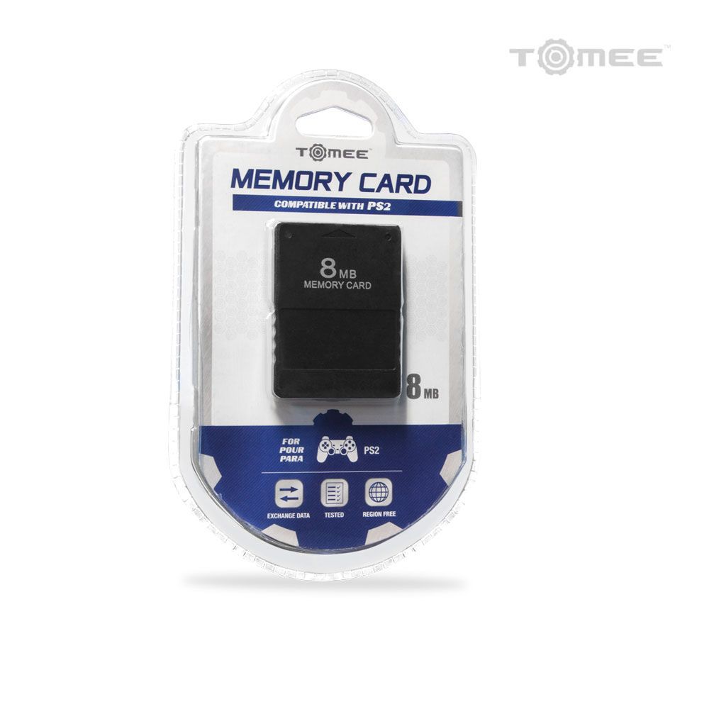 Tomee PS2®対応 8MB メモリーカード|セーブデータ保存用|PlayStation 2® 互換アクセサリー